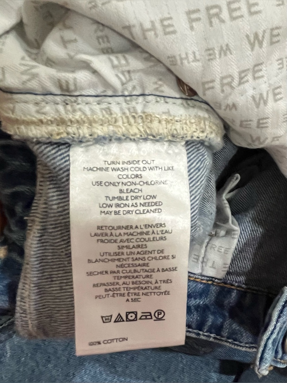 We The Free "Nia" Boyfriend Jeans by Free People, medium wash, size 29 - Picture 6 of 10